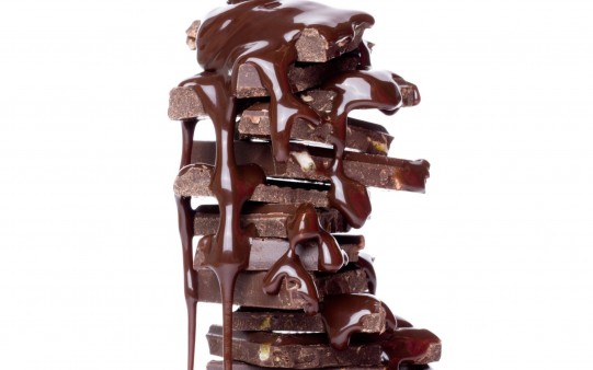 Chocolate sobre Chocolate Fondo Escritorio