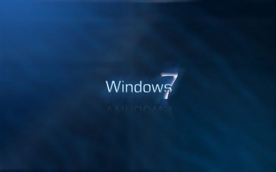 Fondo Azul oscuro de Windows 7
