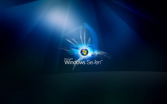 Fondo con Logo de Windows Seven